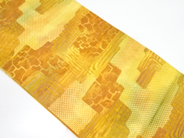 JAPANESE NAGOYA OBI / CHIKUZEN HAKATA 